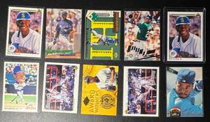 Ken Griffey Jr. 10-Card Baseball Card Lot