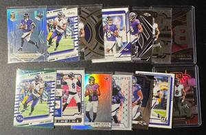Lamar Jackson 14-Card Baltimore Ravens Football Card Lot