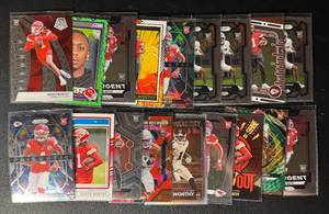 Xavier Worthy 18-Card Kansas City Chiefs Rookie Football Card Lot