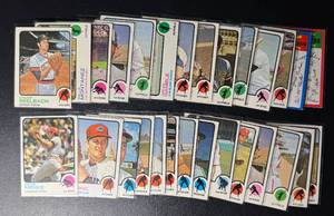 1973 & 1974 28-Card Topps Vintage Baseball Card Lot