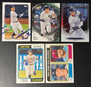 Aaron Judge 5-Card New York Yankees Baseball Card Lot (1)