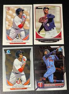 Byron Buxton 4-Card Minnesota Twins Baseball Card Lot