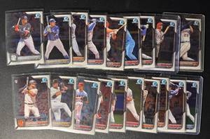 19-Card 2022 Bowman Chrome Baseball Card Lot