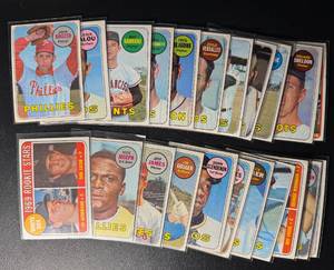 22-Card 1969 Topps Vintage Baseball Card Lot