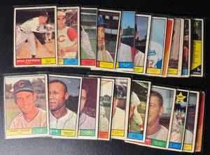 21-Card 1961 Topps Vintage Baseball Card Lot