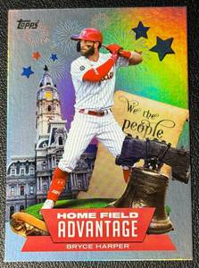 Bryce Harper 2022 Topps Home-Field Advantage CASE HIT SSP Philadelphia Phillies Baseball Card No. HA-3
