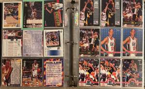 50 Reggie Miller & Hakeem Olajuwon Basketball Card Lot