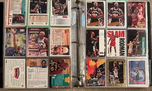 30 Dennis Rodman & Isiah Thomas Basketball Card Lot