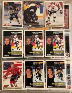 100 NHL Star Hockey Card Lot
