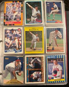 50 Smoltz, Glavine, Maddux Baseball Card Lot