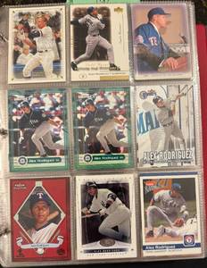 50 Alex Rodriguez Baseball Card Lot