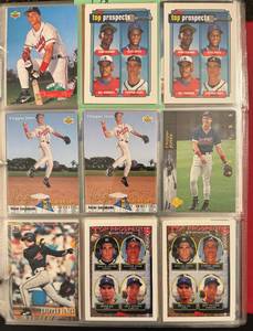 17-Card Chipper Jones Baseball Card Lot w Many Rookies
