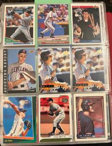 30 Jim Thome Baseball Card Lot w Many Rookies