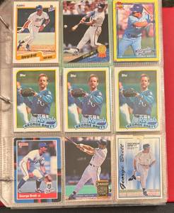 30 Brett & Ozzie Baseball Card Lot