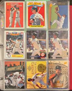 35 Gwynn & Mattingly Baseball Card Lot