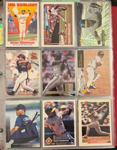 40 Henderson & Larkin Baseball Card Lot