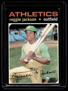 Reggie Jackson 1971 Topps #20 Vintage Baseball Card
