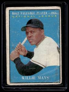 Willie Mays 1961 Topps #482 Vintage Baseball Card