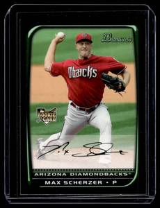 Max Scherzer RC 2008Bowman #BDP33 Rookie Baseball Card