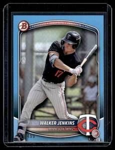 Walker Jenkins 499Sky Bluew SP 2025 Bowman Prospects #BD-159 Minnesota Twins Baseball Card