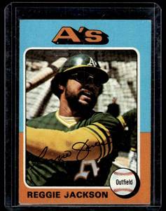 Reggie Jackson 1975 Topps #300 Vintage Baseball Card