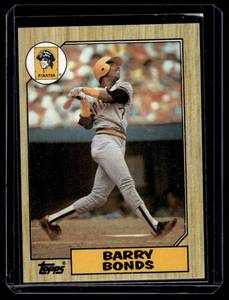 Barry Bonds RC 1987 Topps # 320 Rookie Baseball Card