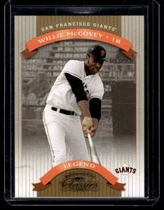 Willie McCovey 1500 2002 Donruss Classica Legend #165 Numbered 14351600 Baseball Card