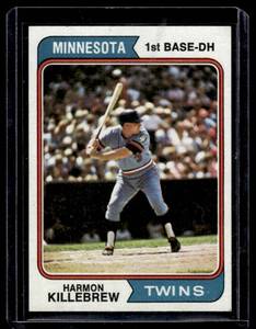 Harmon Killebrew 1974 Topps #400 Vintage Minnesota Twins Basebal Card
