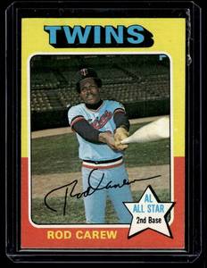 Rod Carew 1975 Topps #600 Vintage Minnesota Twins Baseball Card