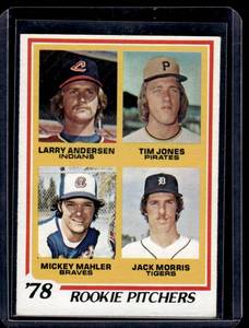 Jack Morris RC 1978 Topps Rookie Pitchers #703 Vintage Baseball Card