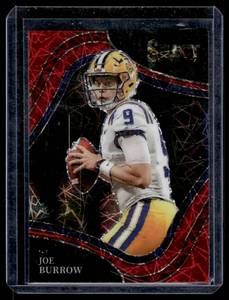 Joe Burrow Lazer Prizm 2022 Select Draft Picks #141 Field Level Football Card