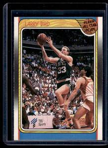 Larry Bird #124 1988 Fleer All-Star Team Sticker Vintage Basketball Card