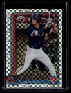Walker Jenkins RC X-Fractor 2025 Topps Chrome #54 Rookie Minensota Twins Baseball Card