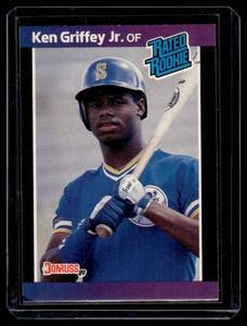 Ken Griffey Jr. RC 1989 Donruss Rated Rookie #33 Baseball Card