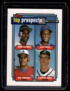 Chipper Jones RC 1992 Topps #551 Top Prospects Rookie Baseball Card