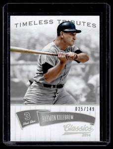 Harmon Killebrew 149 2014 Classics Timeless Tributes #61 Numbered 025149 Minnesota Twins Baseball Card