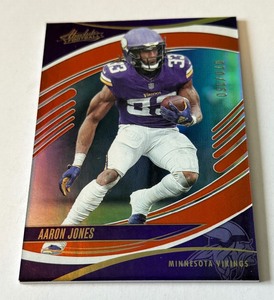 Aaron Jones 1502025 Absolute #40 Numbered 70150 Minnesota Vikings Football Card