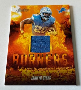 Jahmyr Gibbs Relic 2025 Absolute Burners #ABU-JGI Football Card