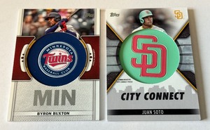 Byron Buxton and Juan Soto Medallion Card Lot