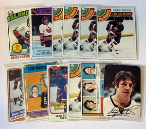 Denis Potvin 12 Card Vintage Hockey Lot
