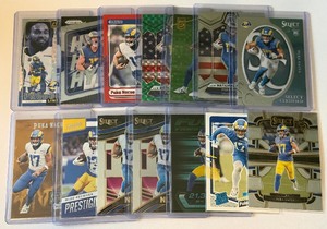 Puka Nacua 14 Card Football Lot w Rookies, Color, and Inserts