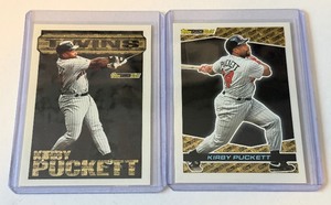 Kirby Puckett Black Gold Baseball Card Lot