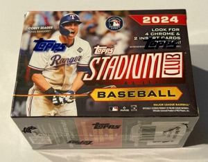 2024 Topps Stadium Club Baseball Blaster Box - NewSealed Cards