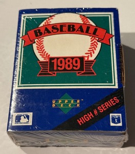1989 Upper Deck Baseball High # Series Box