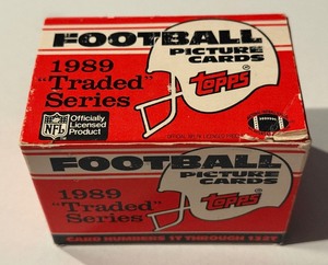 1989 Topps Traded Football Card Set