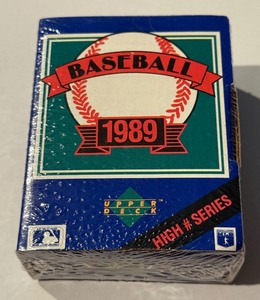 1989 Upper Deck Baseball High # Series Box