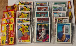 (5) 1988 Topps Baseball Rack Packs