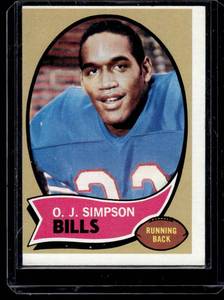 OJ Simpson RC 1970 Topps #90 Vintage Rookie Football Card