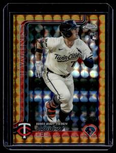Brooks Lee 5050 Bookend RC 2025 Topps Chrome #USC6 Rookie Minnesota Twins Baseball Card