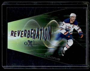 Connor McDavid Die Cut Foil Insert 2023-24 NHL Ex 2000 Reverberation Hockey Card